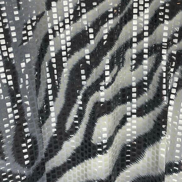 Misook Zebra Print Sequin Zip-Up Jacket XL Animal Print Statement Piece NWT - Picture 3 of 6